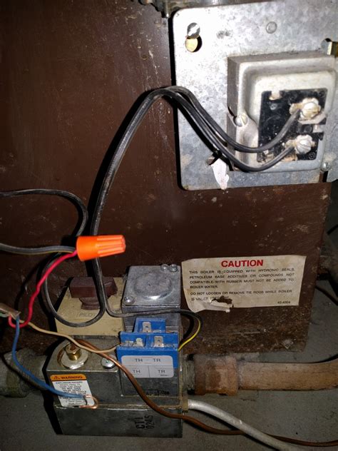 open wire connection near furnace in junction box|furnace wiring instructions.